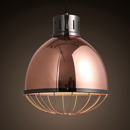 Подвесной светильник Ufo Copper Pendant Big Черный Медь в Екатеринбурге | Loft Concept 