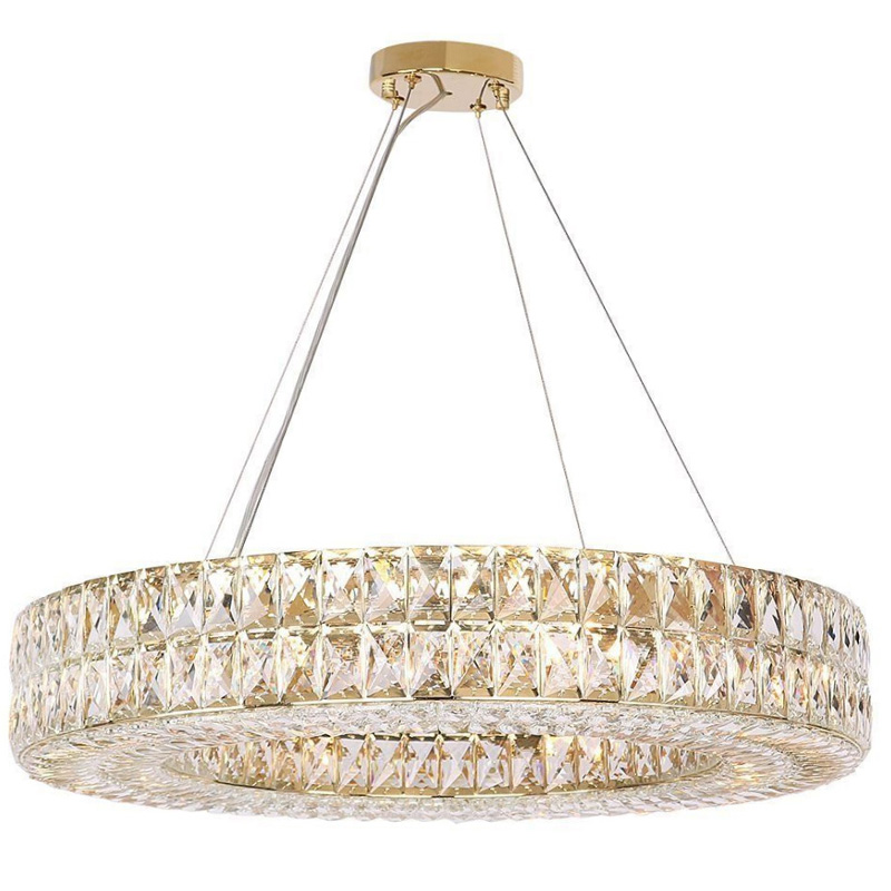 Люстра Crystal Regena Gold Chandelier 13 Золотой Прозрачный (Transparent) в Екатеринбурге | Loft Concept 