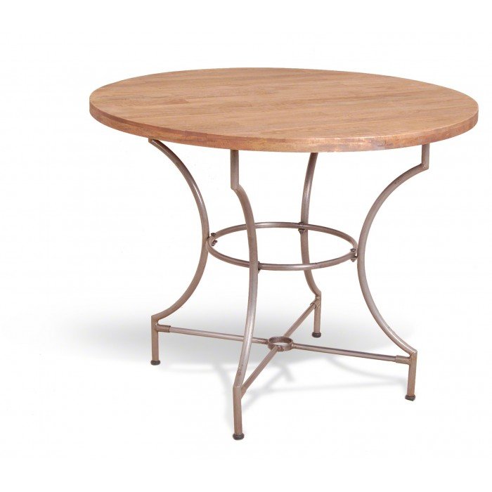 Cтол Industrial Metal Rust Round Dining Table  в Екатеринбурге | Loft Concept 