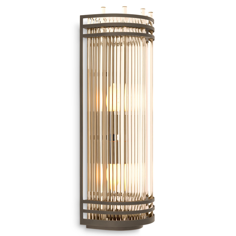 Бра Eichholtz Wall Lamp Gulf L Bronze Бронза Прозрачный в Екатеринбурге | Loft Concept 