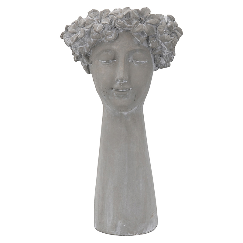 Ваза Agata Bust Vase Серый в Екатеринбурге | Loft Concept 