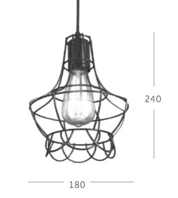 Cветильник Loft Nest Cage №4 в Екатеринбурге