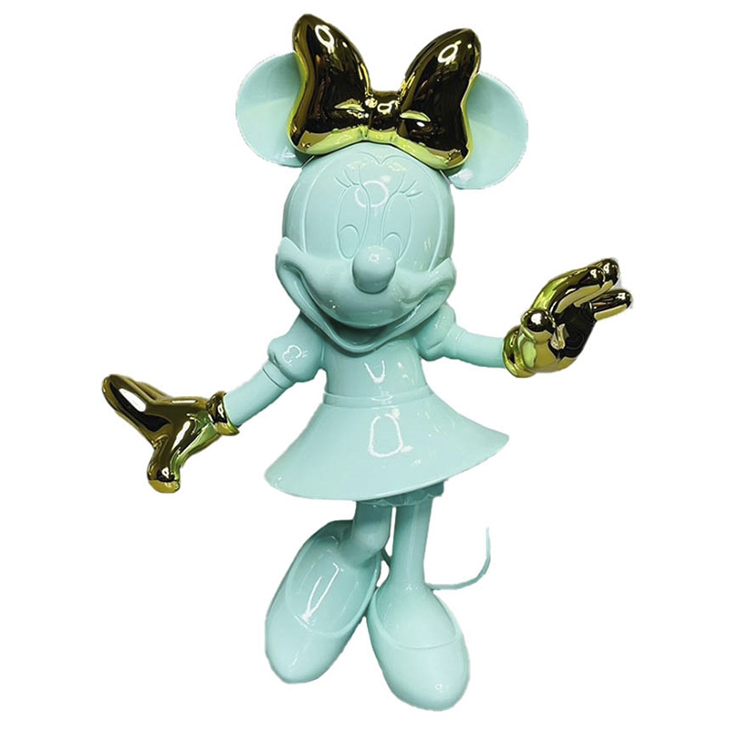 Статуэтка Минни Маус зеленого цвета Minnie Mouse Green Figurine  Салатовый в Екатеринбурге | Loft Concept 