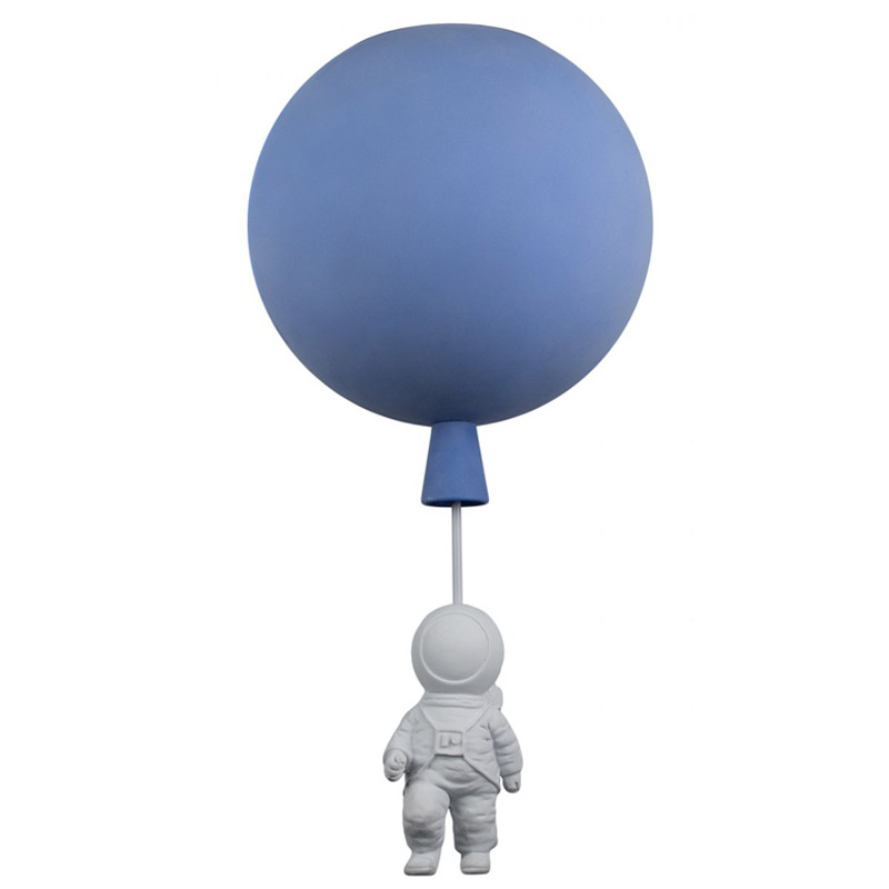 Потолочный светильник Cosmonaut blue ball Синий в Екатеринбурге | Loft Concept 