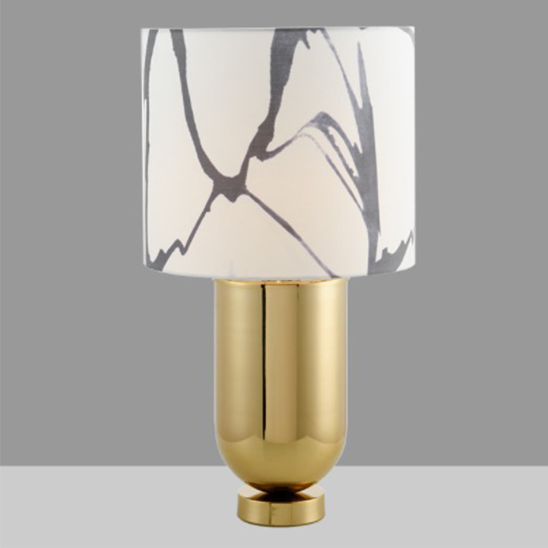 Настольная лампа Adeline Gold Table Lamp Золотой Белый в Екатеринбурге | Loft Concept 