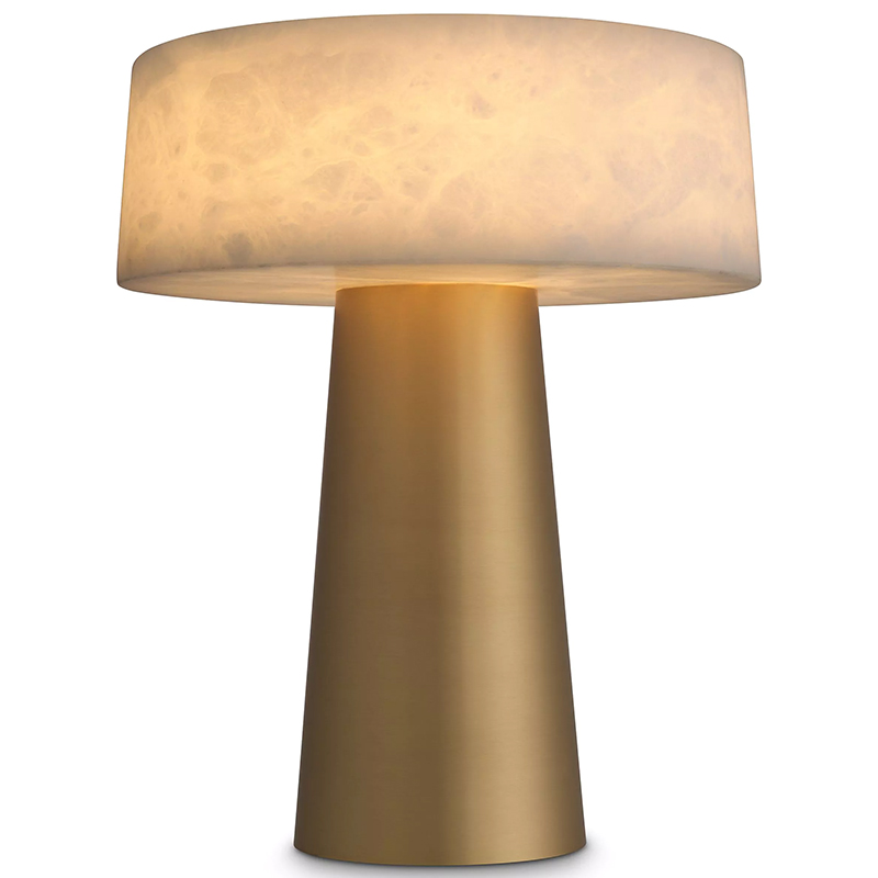 Настольная лампа Eichholtz Table Lamp Cinco Латунь Бежевый в Екатеринбурге | Loft Concept 