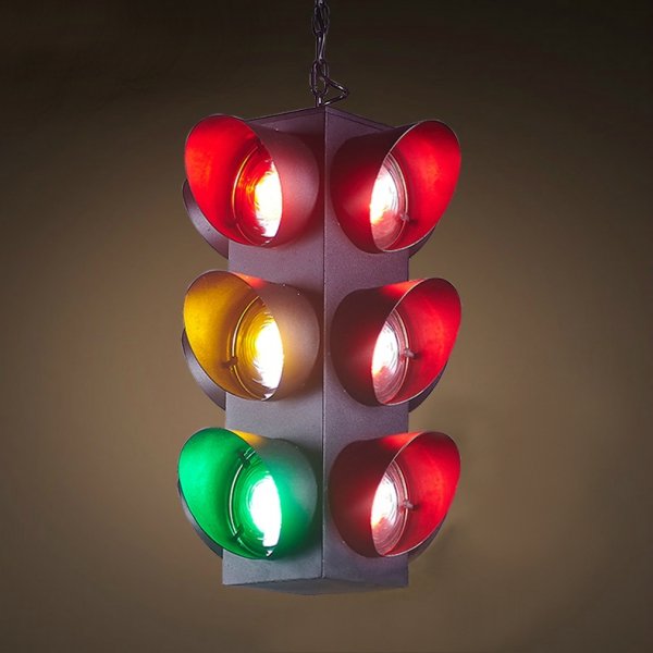 Подвесной светильник Светофор Loft Traffic Light Pendant  в Екатеринбурге | Loft Concept 