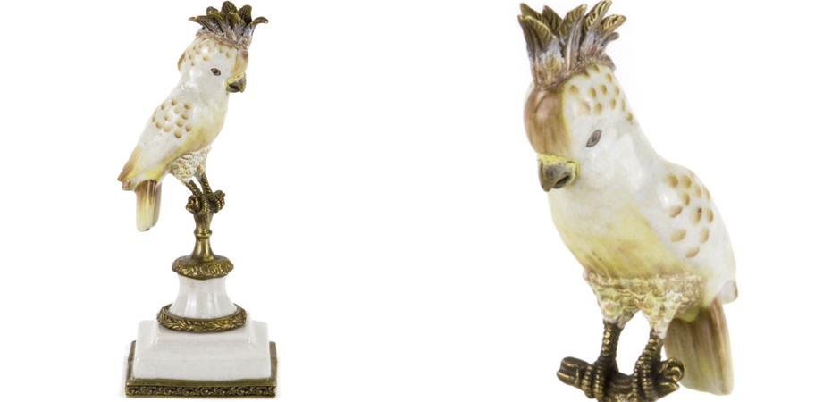 Статуэтка White Crested Parrot Статуэтка White Crested Parrot - Loft-Concept в Екатеринбурге