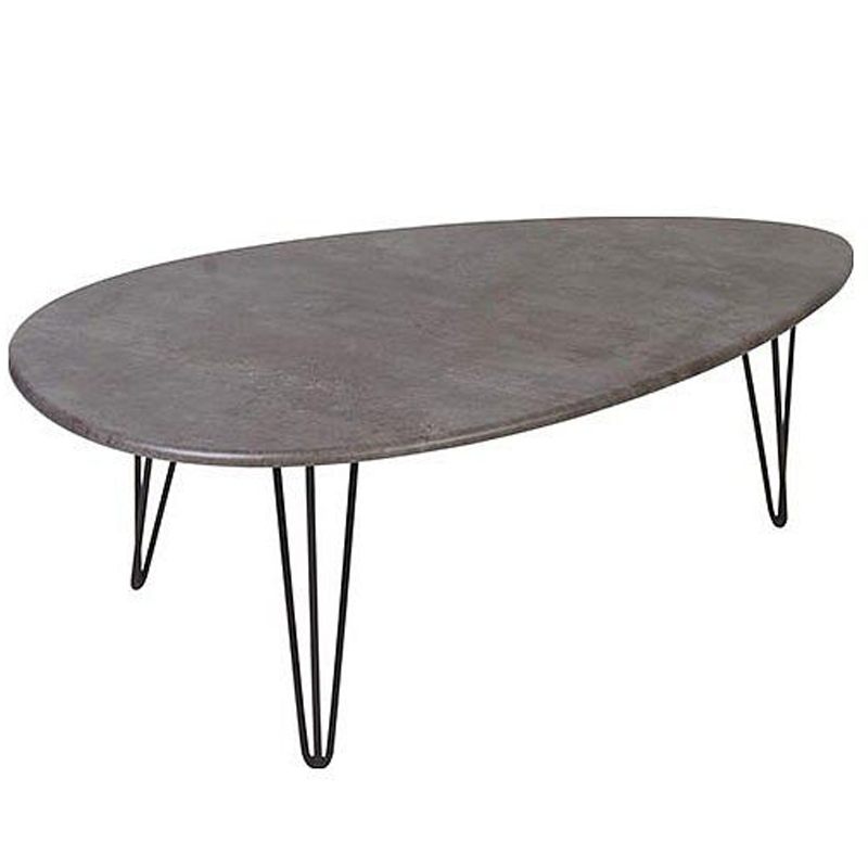 Кофейный стол Dorian Coffee Table gray Серый бетон в Екатеринбурге | Loft Concept 