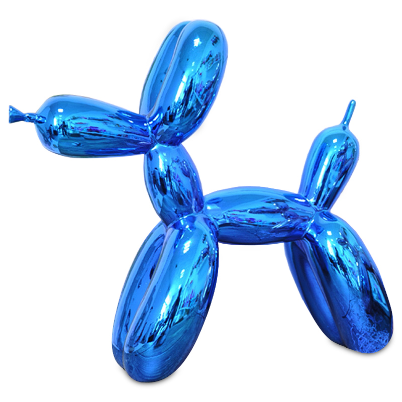 Статуэтка Jeff Koons Balloon Dog shining blue Светло-синий в Екатеринбурге | Loft Concept 