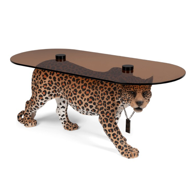 Кофейный стол DOPE AS HELL COFFEE TABLE SPOTTED Коричневый в Екатеринбурге | Loft Concept 