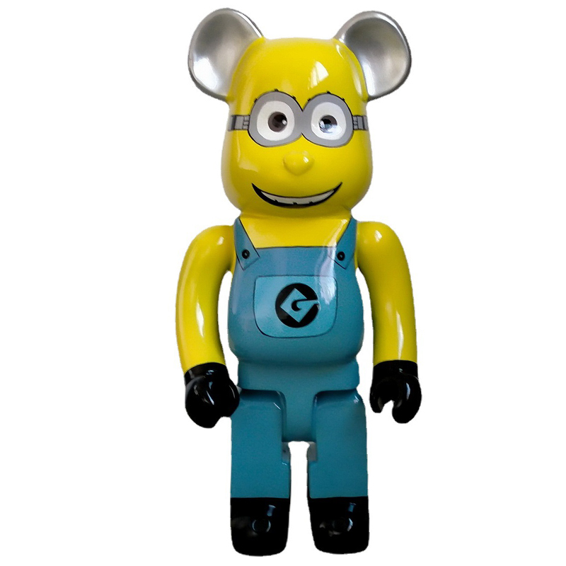 Статуэтка Bearbrick Minion Dave Синий Желтый Черный в Екатеринбурге | Loft Concept 