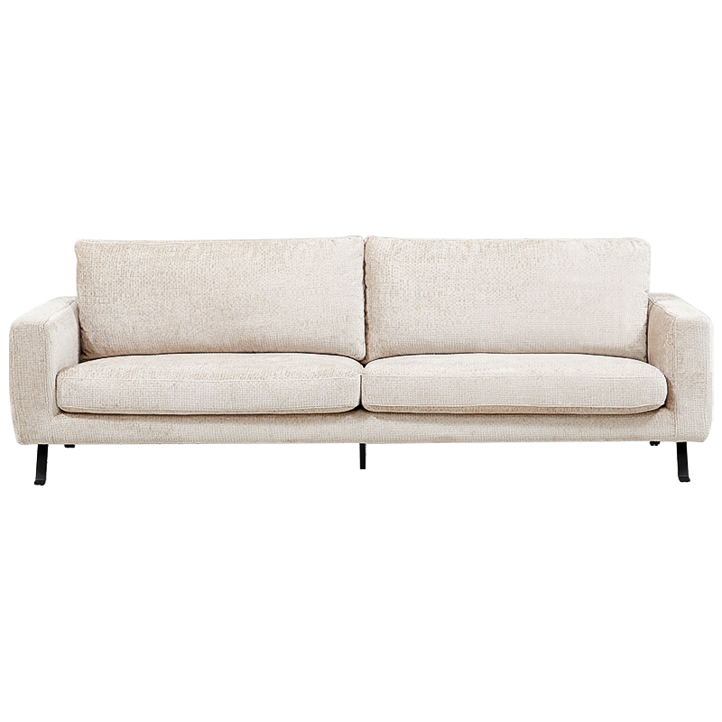 Диван Rowse Beige Sofa Бежевый Черный в Екатеринбурге | Loft Concept 