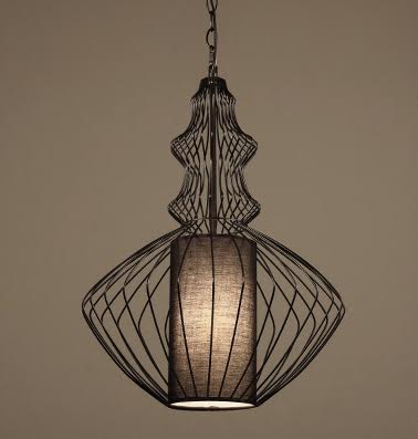 Подвесной светильник Wire Dream Pendant 2 Черный Белый в Екатеринбурге | Loft Concept 