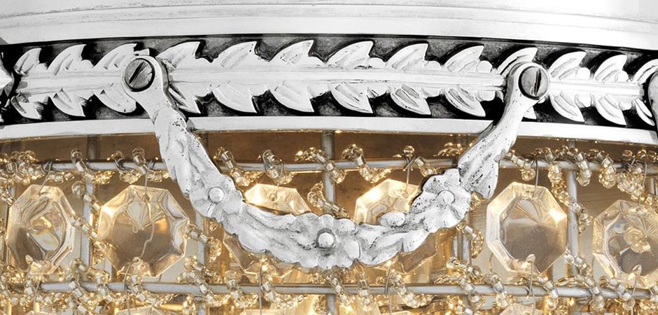 Бра Eichholtz Wall Lamp Emperor Nickel - Loft-Concept в Екатеринбурге