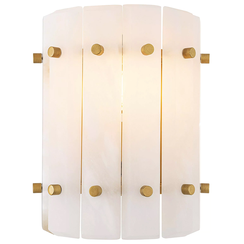 Бра Eichholtz Wall Lamp Blason Single Бежевый Латунь в Екатеринбурге | Loft Concept 