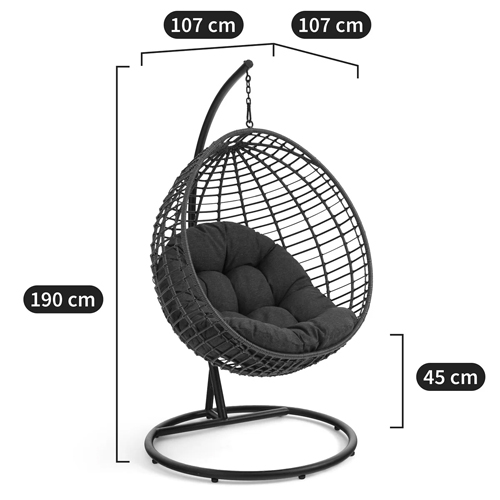 Подвесное уличное кресло Wallaker Hanging Chair в Екатеринбурге