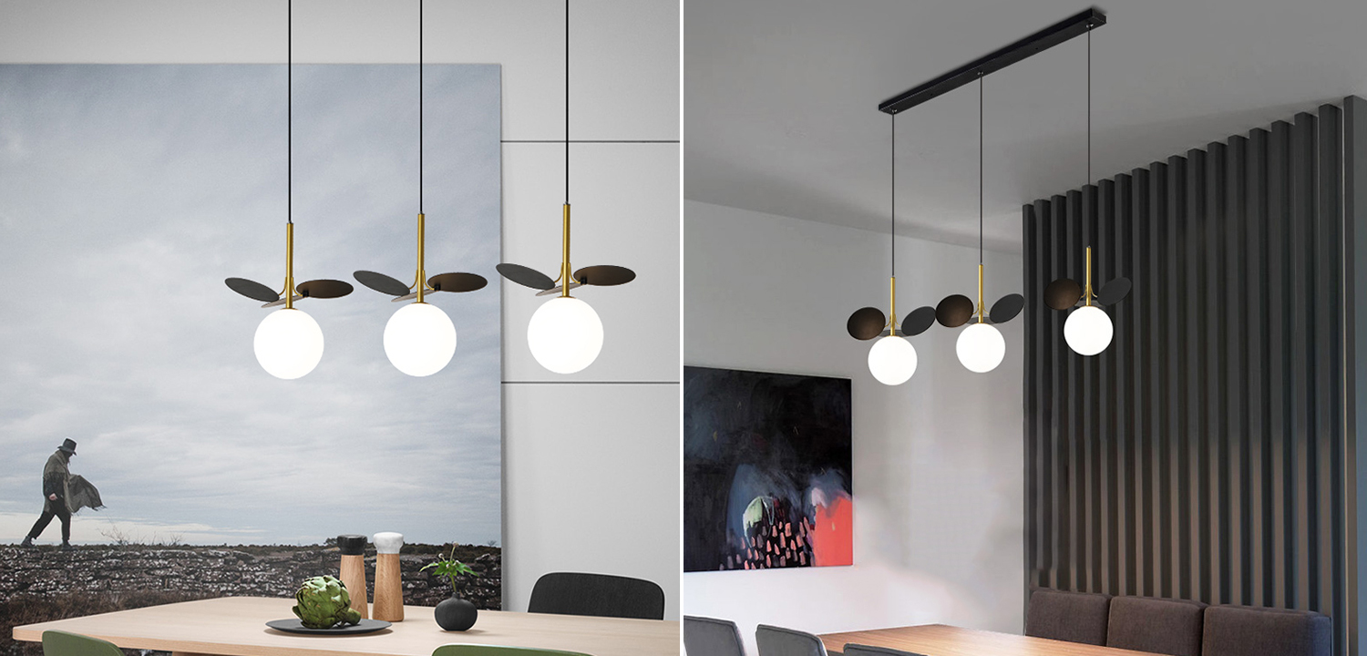 Люстра MATISSE Pendant Triple black - фото