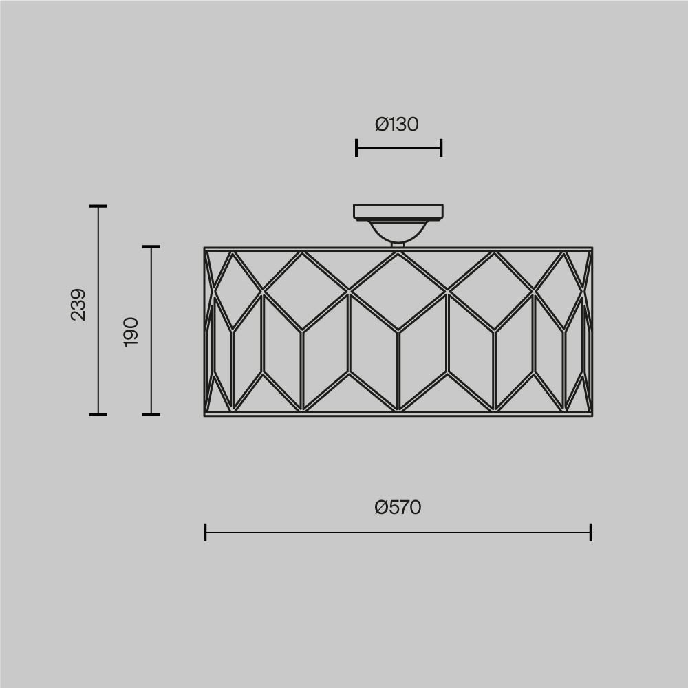 Потолочный светильник Messina Е27 в Екатеринбурге