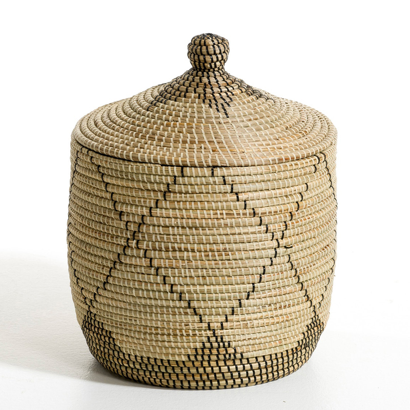 Ваза с крышкой Wicker Vase With Lid  в Екатеринбурге | Loft Concept 