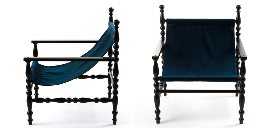 Кресло Seletti Heritage Armchair Blue Кресло Seletti Heritage Armchair Blue - Loft-Concept в Екатеринбурге