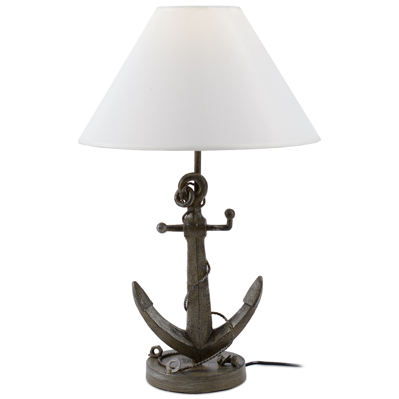 Настольная лампа Sea Anchor Table Lamp Коричневый Белый в Екатеринбурге | Loft Concept 