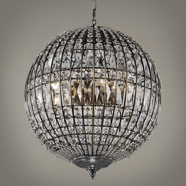 Люстра Gatsby Sphere Chandelier Silver Серебряный в Екатеринбурге | Loft Concept 