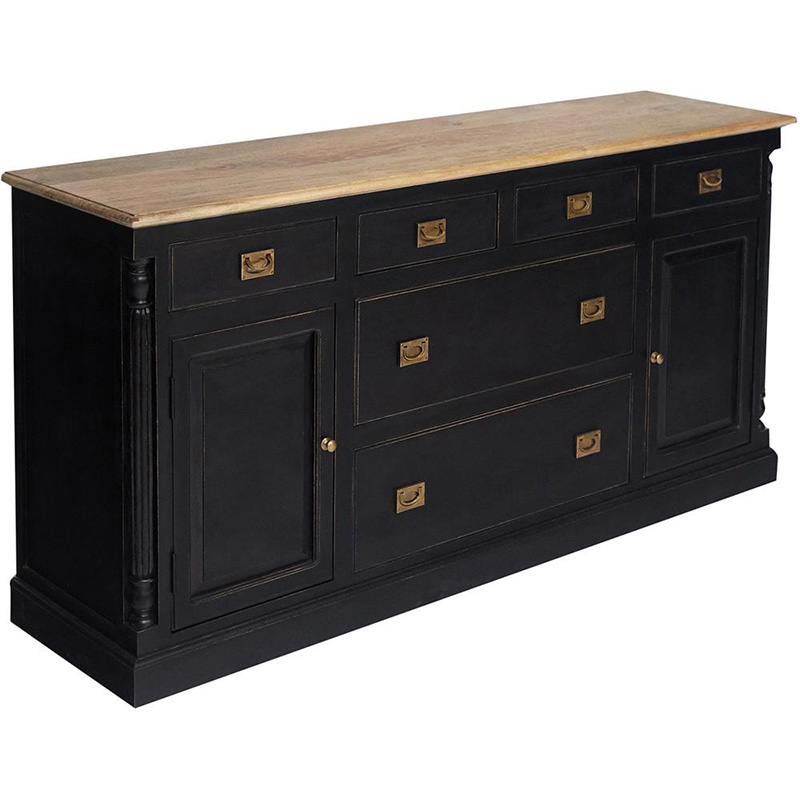 Комод Provence Sylvie Chest of Drawers Черный Древесина в Екатеринбурге | Loft Concept 