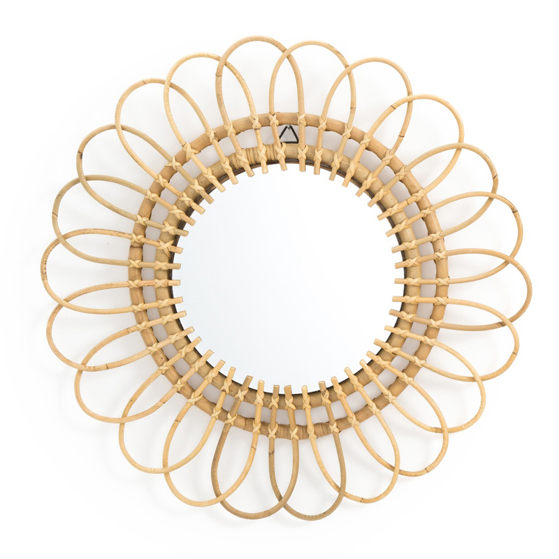 Зеркало Mirror Rattan Flower I  в Екатеринбурге | Loft Concept 