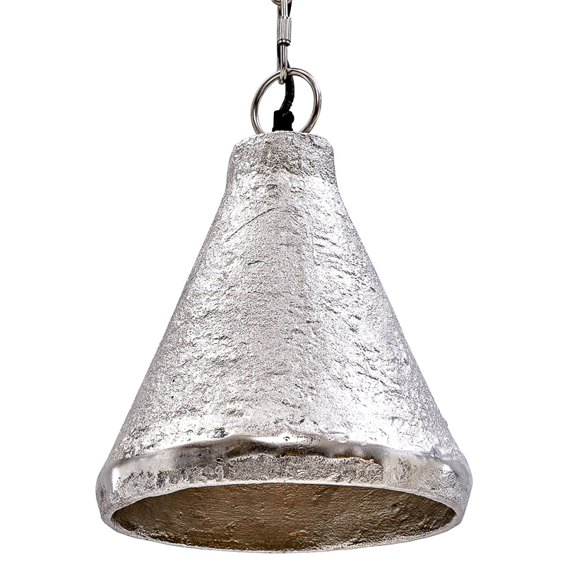 Подвесной светильник Rough Silver Pendant Серебряный в Екатеринбурге | Loft Concept 