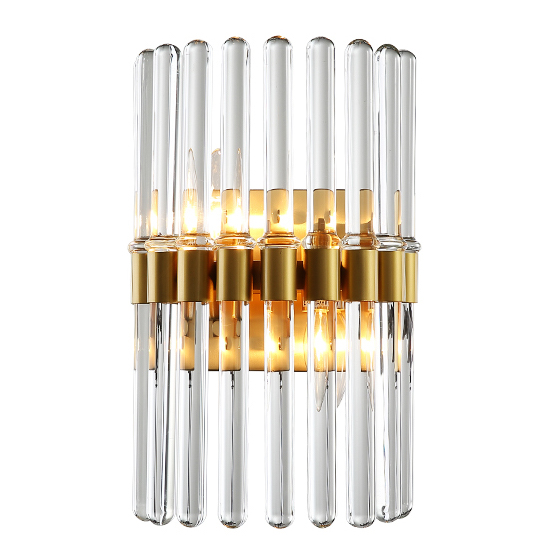 Бра Glass Tubes Sconces Прозрачный Золотой в Екатеринбурге | Loft Concept 