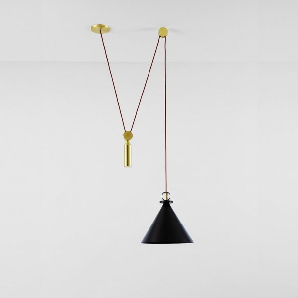 Подвесной светильник Shape up Pendant Cone Black Черный в Екатеринбурге | Loft Concept 