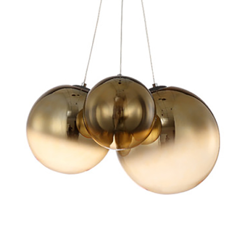 Светильник подвесной Golden balls lamp Золотой в Екатеринбурге | Loft Concept 