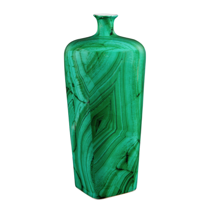 Ваза Malachite Vase flask Малахит в Екатеринбурге | Loft Concept 