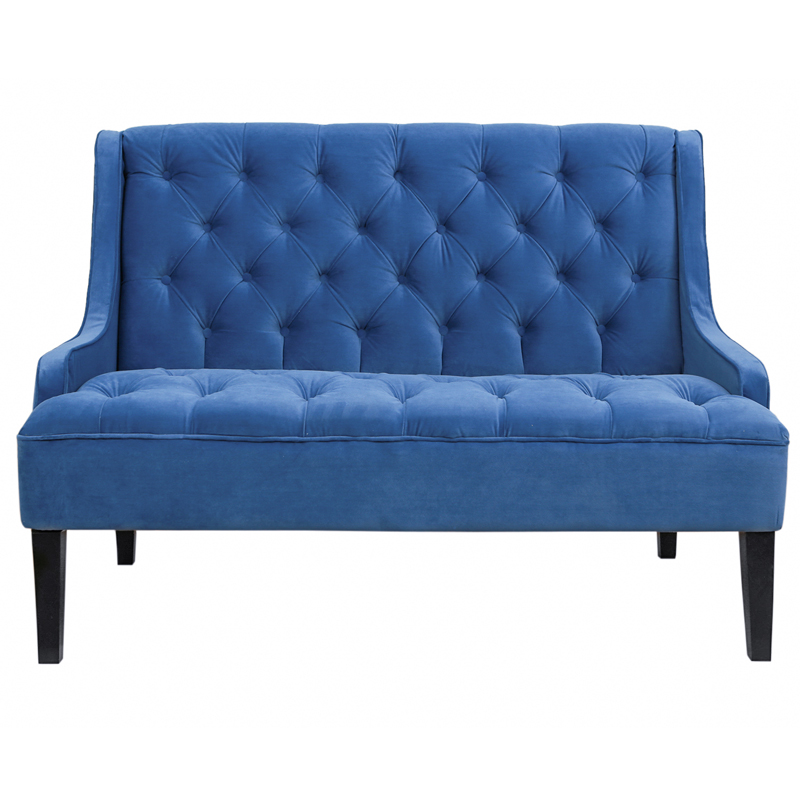 Диван Folket Sofa velour blue Синий в Екатеринбурге | Loft Concept 