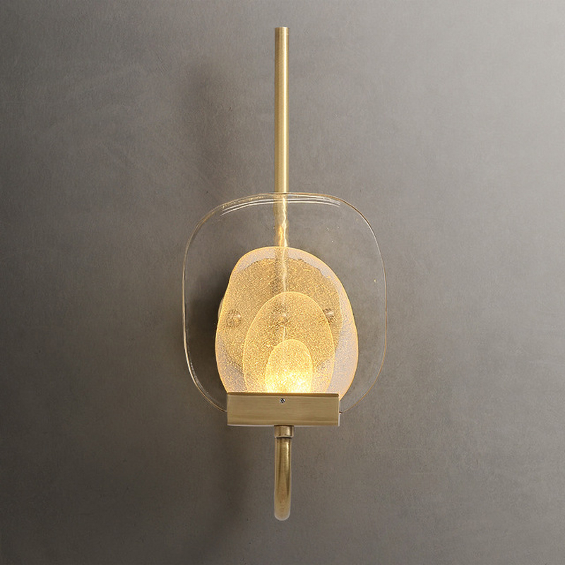 Бра Gold Radiance sconce Латунь Прозрачный в Екатеринбурге | Loft Concept 