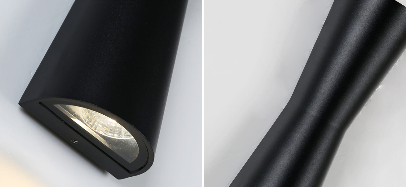 Уличное бра в форме песочных часов Leschel - фото