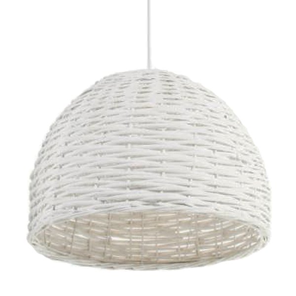 Подвесной светильник Wicker Pendant White Белый в Екатеринбурге | Loft Concept 