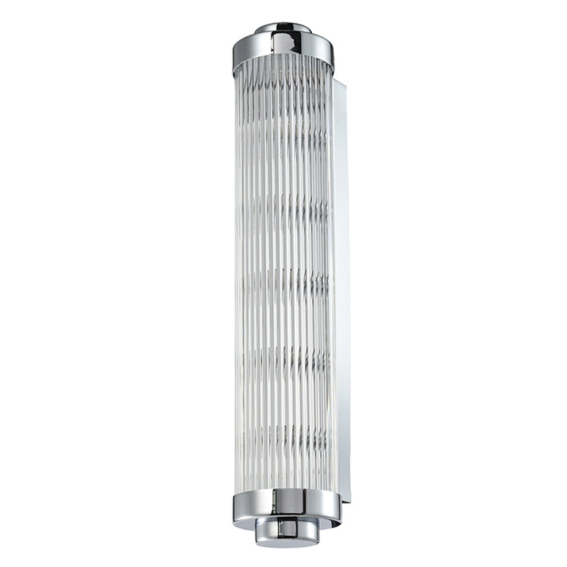 Бра Buck Glass TUBE Wall Lamp Nickel Никель Прозрачный (Transparent) в Екатеринбурге | Loft Concept 