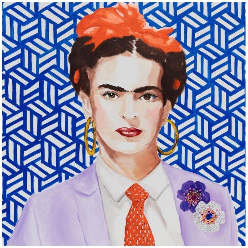 Картина Frida with Lavender Power Suit and Tie Мульти в Екатеринбурге | Loft Concept 