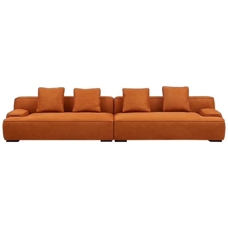 Диван Colby Orange Sofa Оранжевый в Екатеринбурге | Loft Concept 