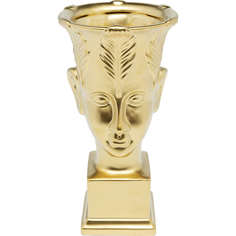 Ваза Golden Face Vase 31 Золотой в Екатеринбурге | Loft Concept 