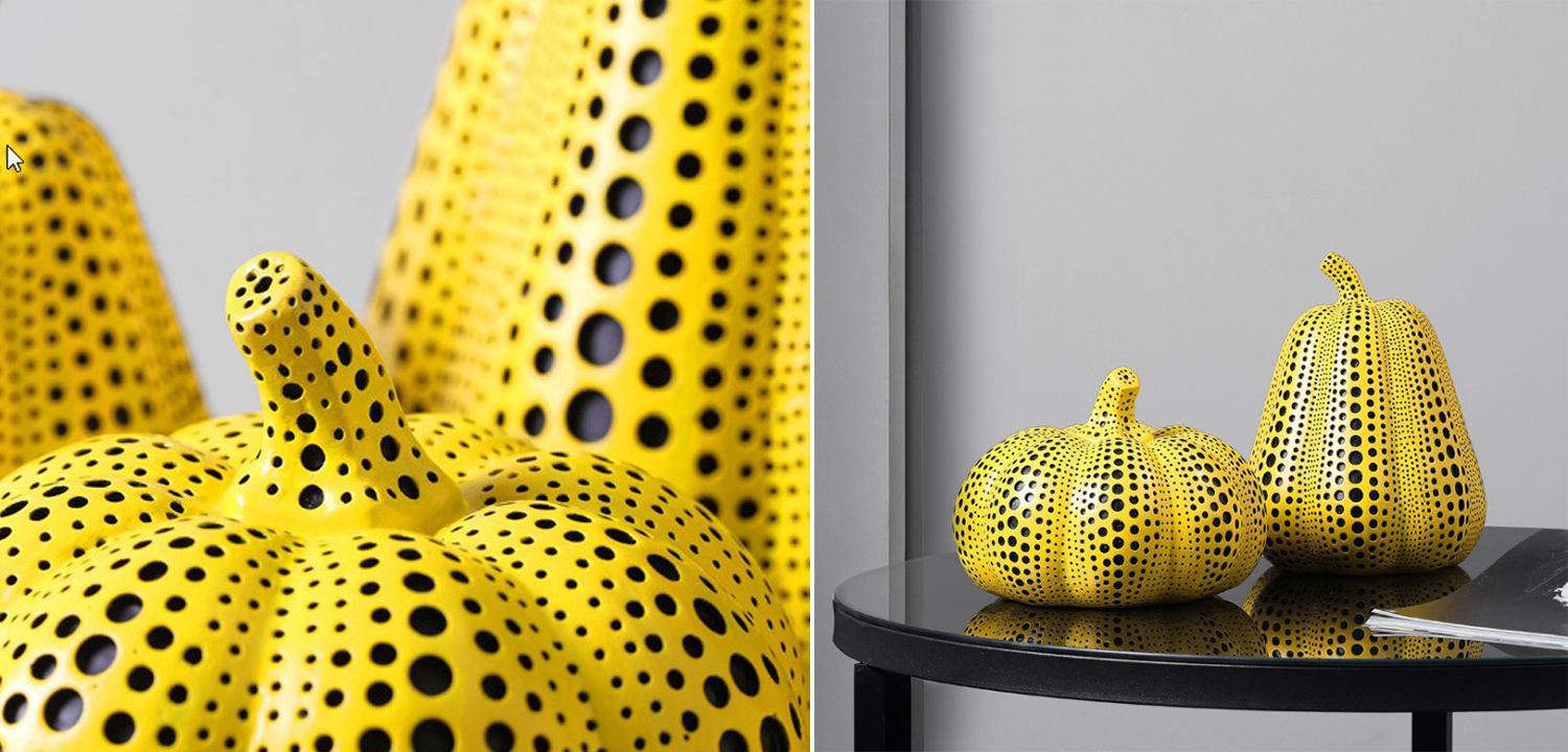 Статуэтка тыквы Kusama Yayoi II - фото