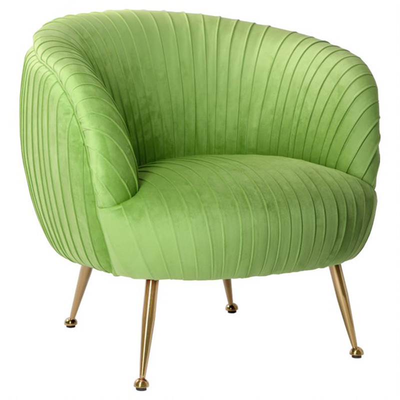 Кресло SOUFFLE CHAIR green матовое золото Зеленый в Екатеринбурге | Loft Concept 