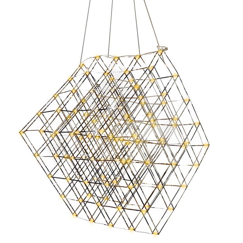 Люстра Moooi Tesseract Yellow lamp M Хром в Екатеринбурге | Loft Concept 