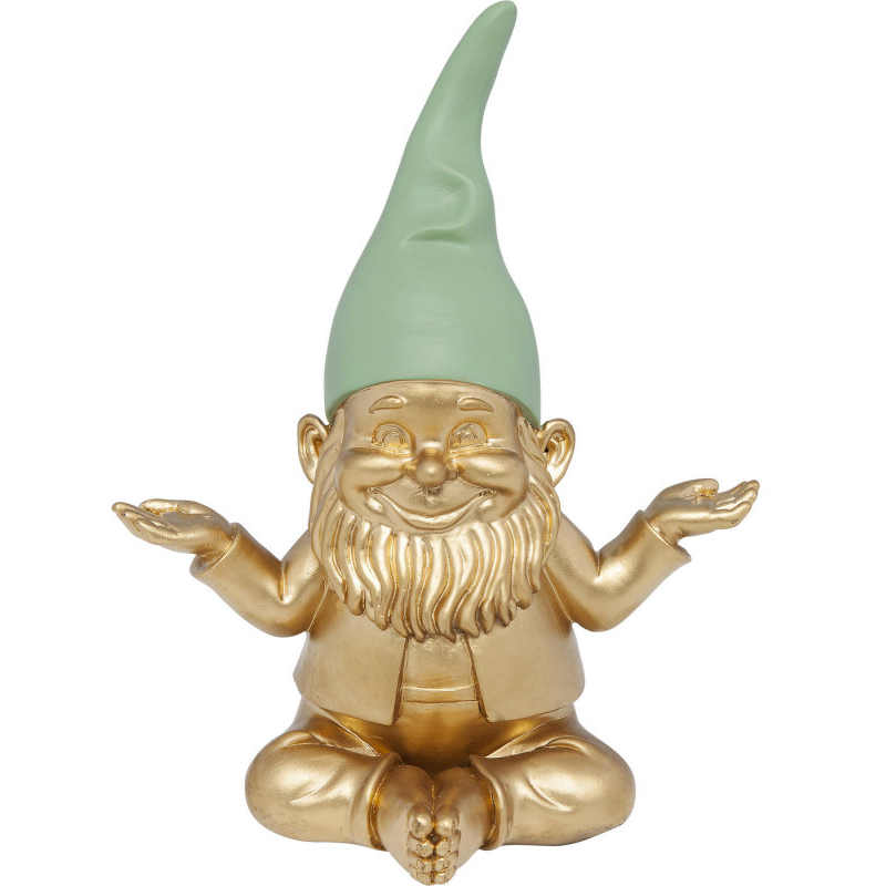 Статуэтка Golden Meditating Gnome Золотой в Екатеринбурге | Loft Concept 