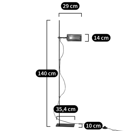 Торшер с плафоном из перфорированного металла Elledge Floor Lamp в Екатеринбурге