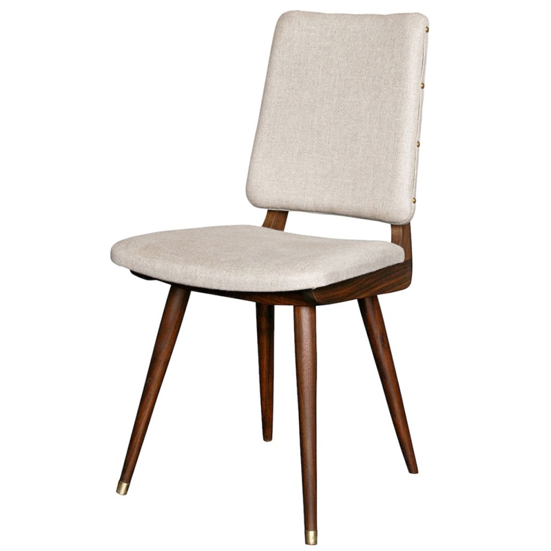 Стул Camille Dining Chair ivory ( слоновая кость ) Коричневый в Екатеринбурге | Loft Concept 