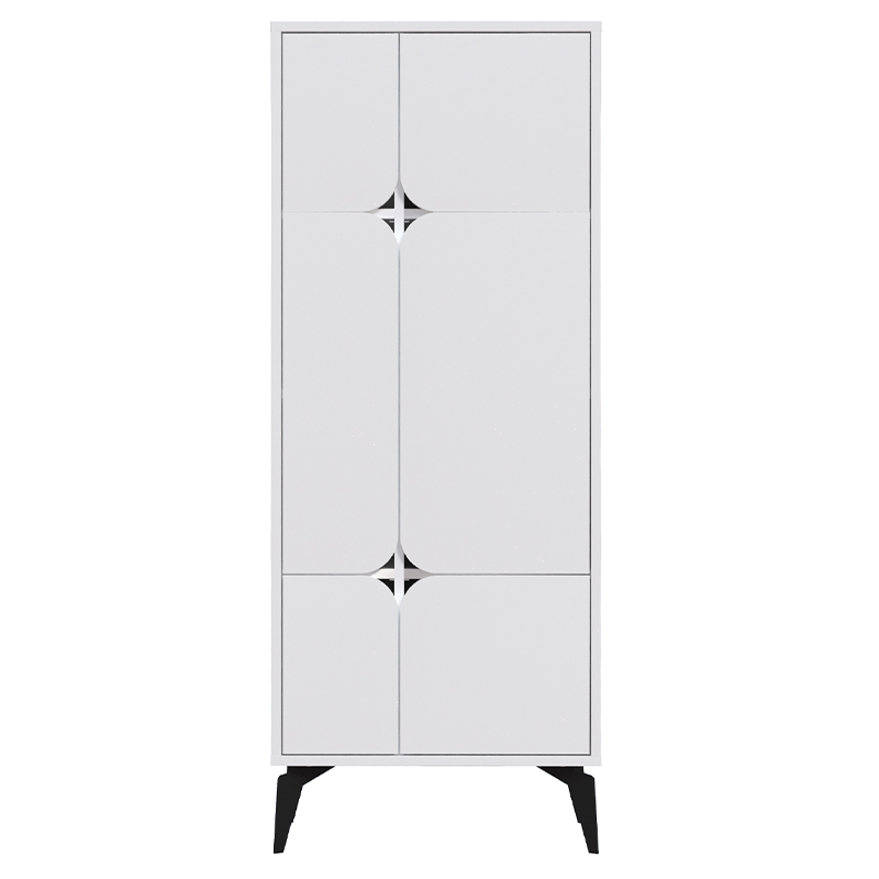 Комод белый с 4-мя дверцами на металлических ножках SPARK MULTIPURPOSE CABINET WHITE Белый в Екатеринбурге | Loft Concept 