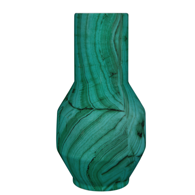 Ваза Malachite Vase rubikon Малахит в Екатеринбурге | Loft Concept 